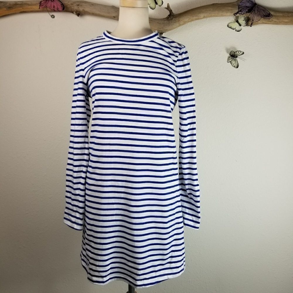 A.L.C striped body con dress with open back